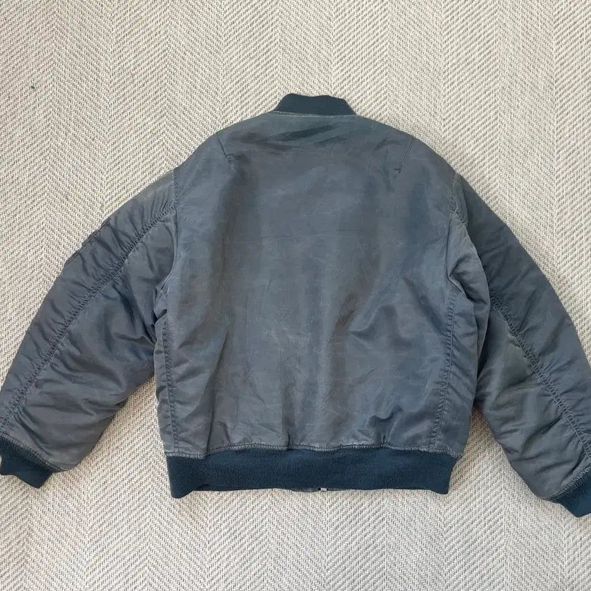 [BUNJANG] Vintage Sun Fading MA-1 Flight Jacket / 빈티지 썬 페이딩 ma-1 플라이트 자켓 J04119