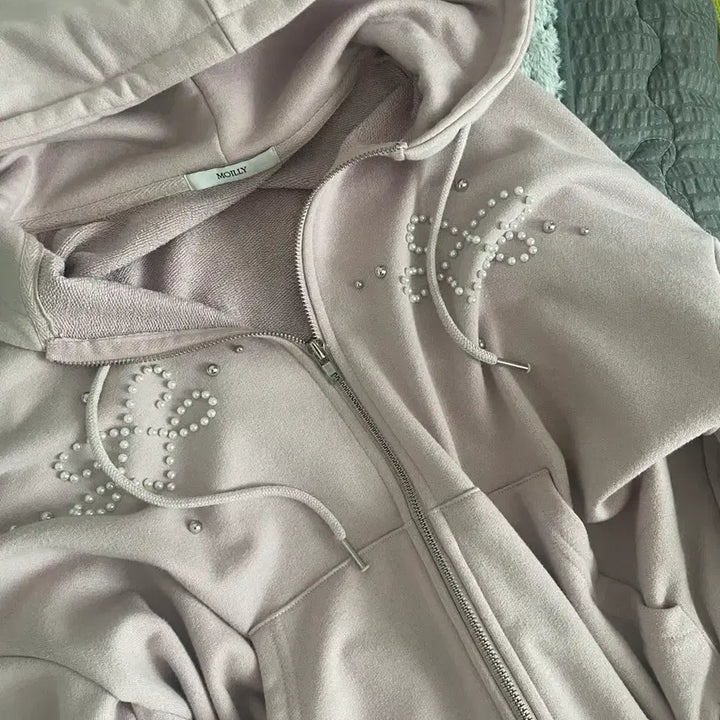 [BUNJANG] Moily Pink Hooded Zip-up / 모일리 구버전 핑크 후드집업 (마지막가격
