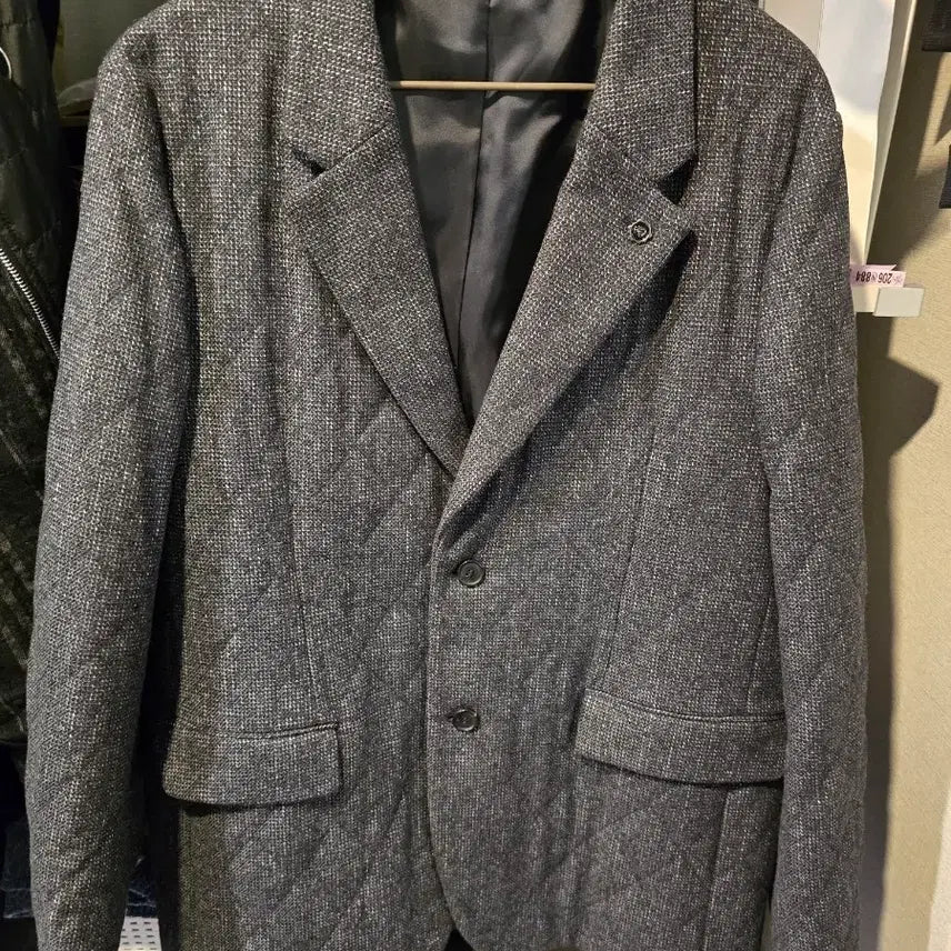 [BUNJANG] bon Quilted Jacket (Charcoal) - Size 105-110 / bon 퀼팅 자켓 105 110