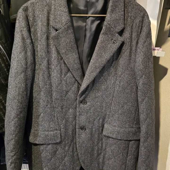 [BUNJANG] bon Quilted Jacket (Charcoal) - Size 105-110 / bon 퀼팅 자켓 105 110