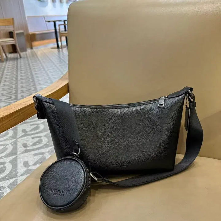 [BUNJANG] Coach All Over Pin Trumpet Hobo Shoulder Bag / 코치 남성 올오버 핀 트럼펫 호보 숄더 또는 크로스