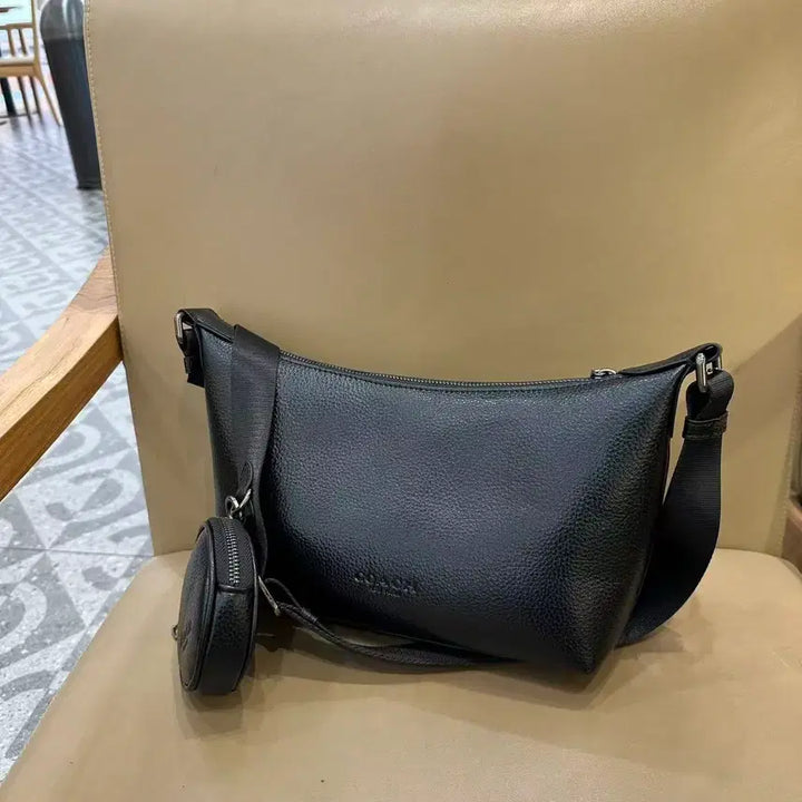 [BUNJANG] Coach All Over Pin Trumpet Hobo Shoulder Bag / 코치 남성 올오버 핀 트럼펫 호보 숄더 또는 크로스