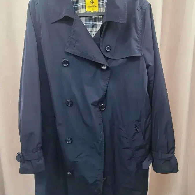 [BUNJANG] Benjefe Navy Trench Coat / Benjefe 벤제프 네이비 트렌치 코트
