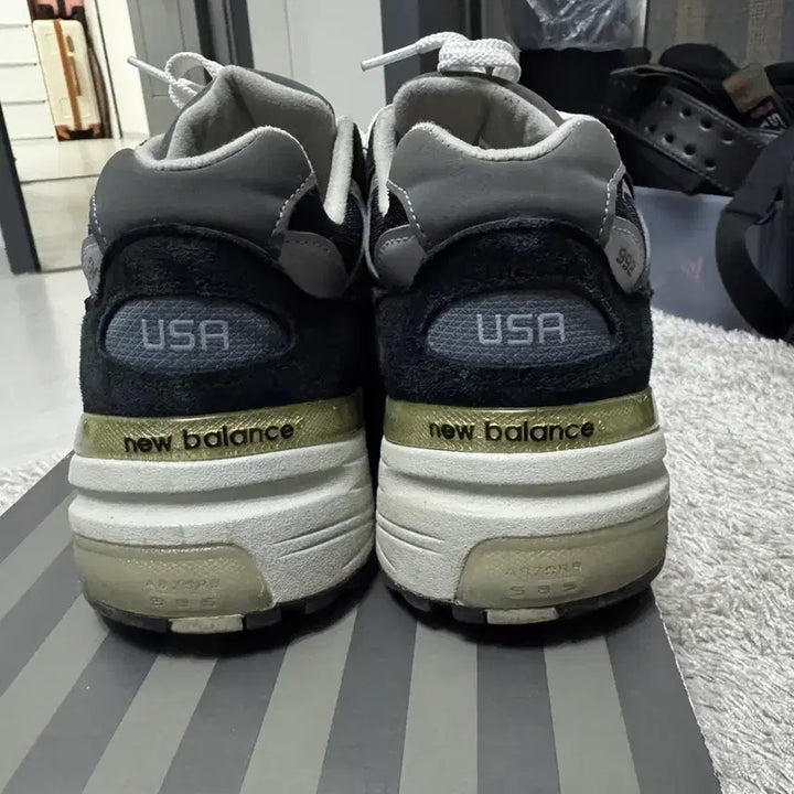 [BUNJANG] New Balance 992 Black Grey Sneakers / [270] 뉴발란스992 블랙그레이 made in usa