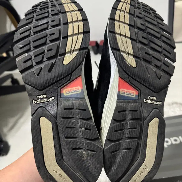 [BUNJANG] New Balance 992 Black Grey Sneakers / [270] 뉴발란스992 블랙그레이 made in usa