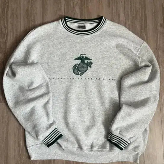 [BUNJANG] Oneita USMC 50/50 Sweatshirt / 오네이타 XXL 스웻셔츠 (맨투맨)