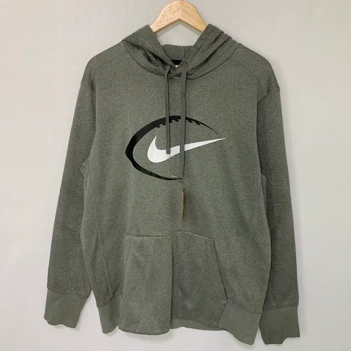 [BUNJANG] Nike Basic Big Logo Hoodie Gray Vintage Unisex / 나이키 베이직 빅로고 후드티 그레이 빈티지 남성 M 남녀공용