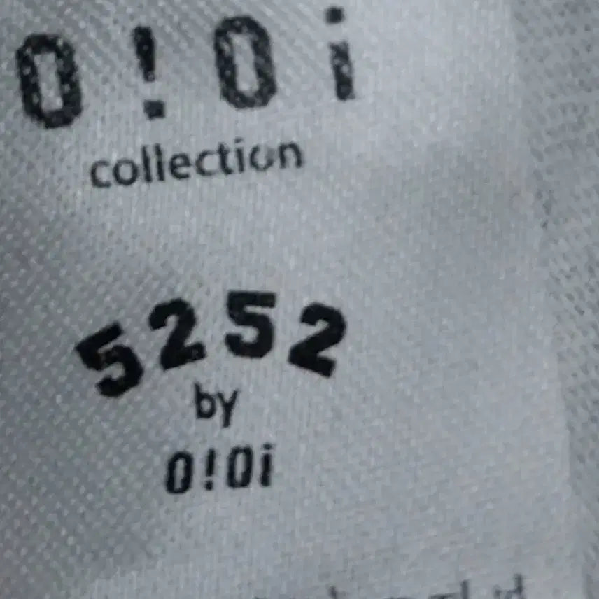 [BUNJANG] 5252 O!Oi Color Block Short Sleeve T-shirt / 5252 오아이오아이 컬러블록 반팔티 F (100-105)