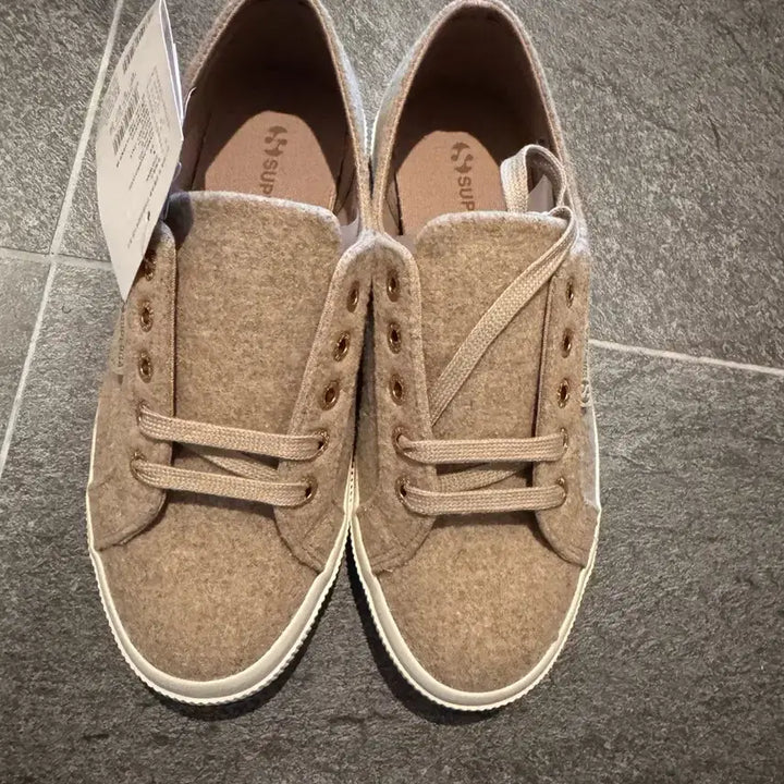 [BUNJANG] Superga Wool Sneakers / 2750 wool 수페르가 모재질 스니커즈 240(새거)