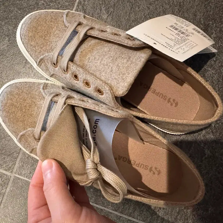[BUNJANG] Superga Wool Sneakers / 2750 wool 수페르가 모재질 스니커즈 240(새거)