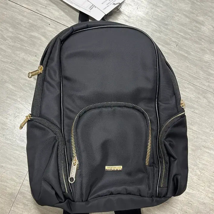 [BUNJANG] American Tourister Black Backpack / 아메리칸투어리스터 블랙 백팩 가방