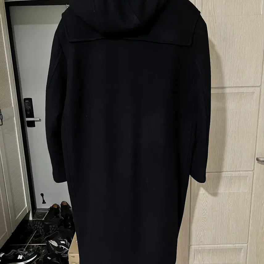 [BUNJANG] Musinsa Standard Cashmere Blend Oversized Duffle Coat Navy M / 무신사스탠다드 캐시미어 블렌드 오버사이즈 더플 코트 네이비 M