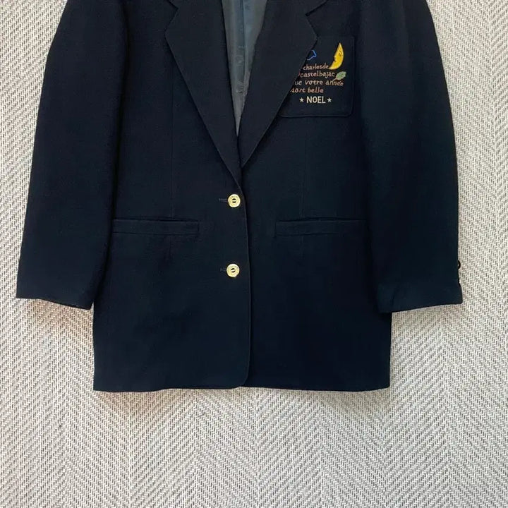 [BUNJANG] Jean Charles de Castelbajac Embroidered Gold Blazer / 장샤를 드 카스텔바작 자수 금장 테일러드 자켓 J04124