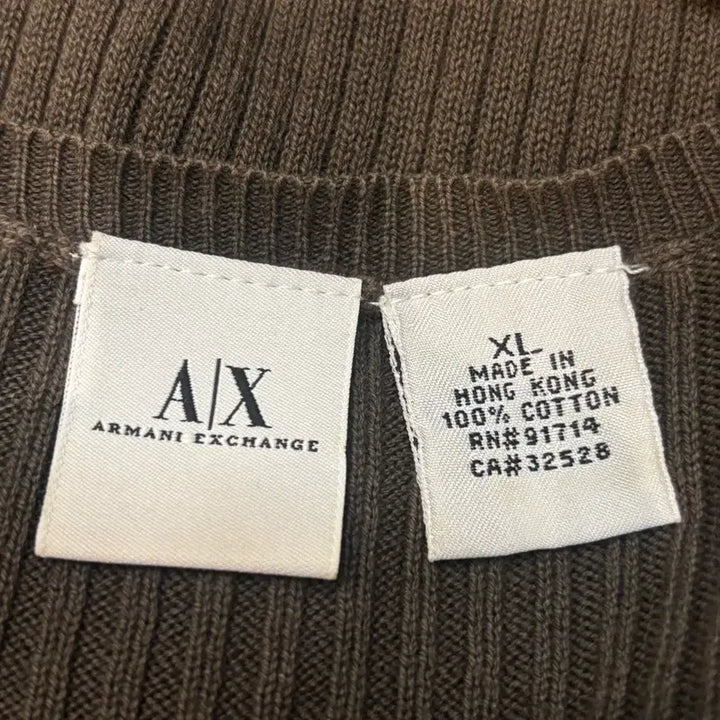 [BUNJANG] Armani Exchange Multi-Zipper Knit Sweater / 아르마니 익스체인지 멀티지퍼 니트