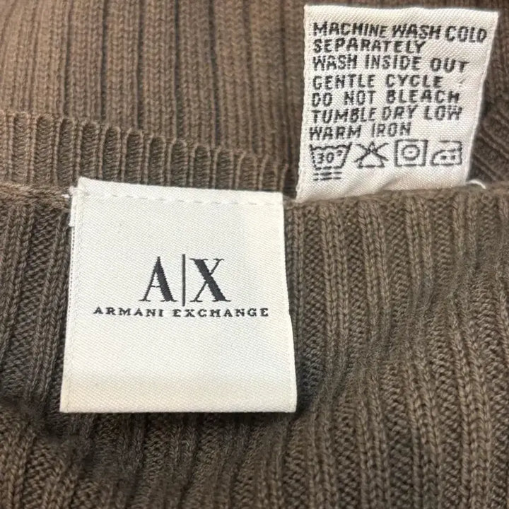 [BUNJANG] Armani Exchange Multi-Zipper Knit Sweater / 아르마니 익스체인지 멀티지퍼 니트