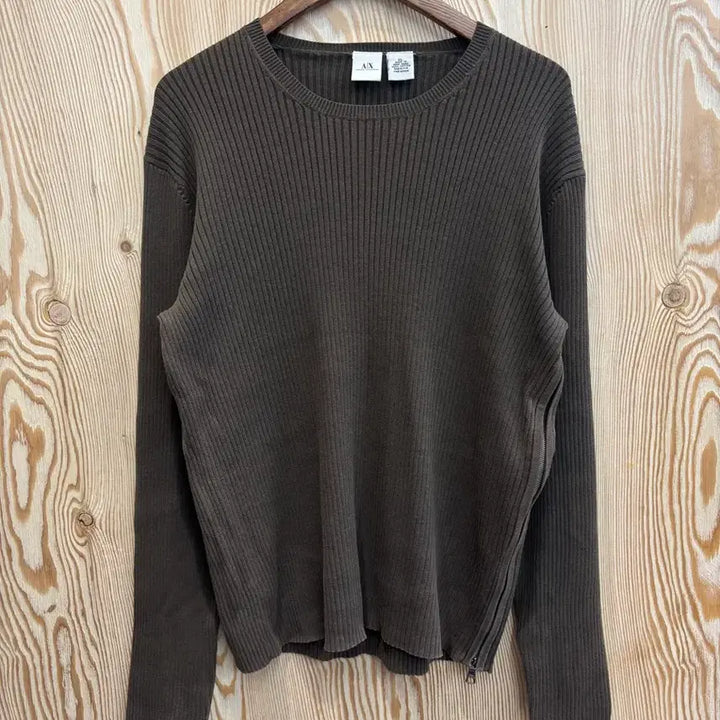 [BUNJANG] Armani Exchange Multi-Zipper Knit Sweater / 아르마니 익스체인지 멀티지퍼 니트