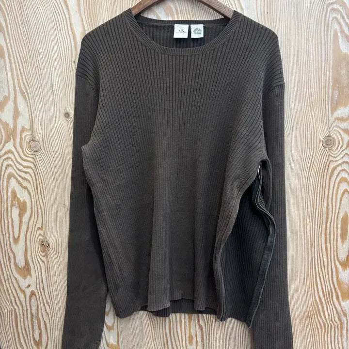 [BUNJANG] Armani Exchange Multi-Zipper Knit Sweater / 아르마니 익스체인지 멀티지퍼 니트