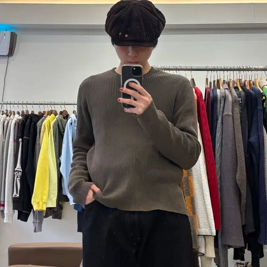 [BUNJANG] Armani Exchange Multi-Zipper Knit Sweater / 아르마니 익스체인지 멀티지퍼 니트