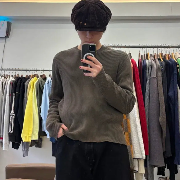 [BUNJANG] Armani Exchange Multi-Zipper Knit Sweater / 아르마니 익스체인지 멀티지퍼 니트