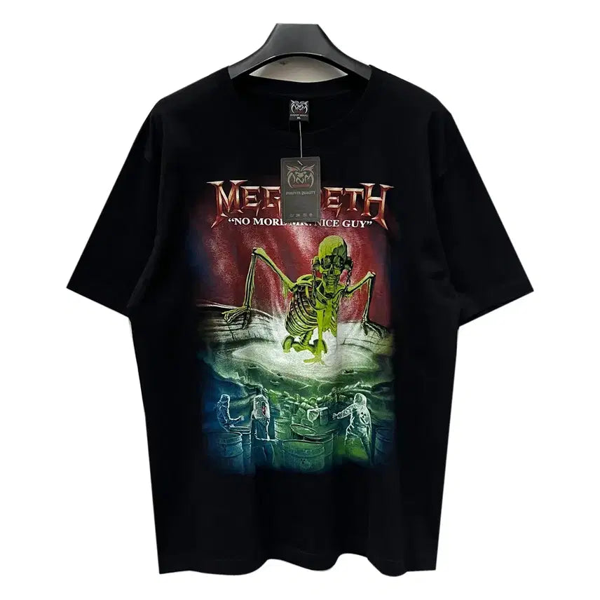 [SOLD OUT] Rock Volution 락볼루션 데드스탁 메가데스 락밴드 반팔티 XL