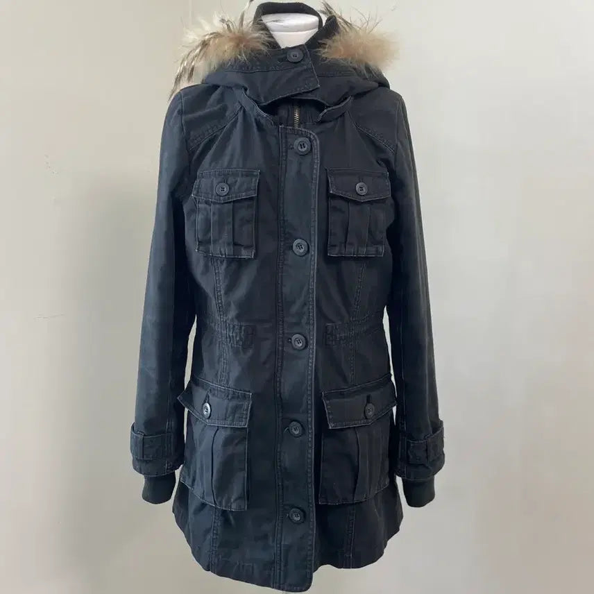 [BUNJANG] Vintage Military Fur-Trimmed Parka / 빈티지 밀러티리 퍼트리밍 파카  J04125 goa y2k