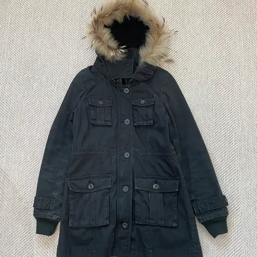 [BUNJANG] Vintage Military Fur-Trimmed Parka / 빈티지 밀러티리 퍼트리밍 파카  J04125 goa y2k
