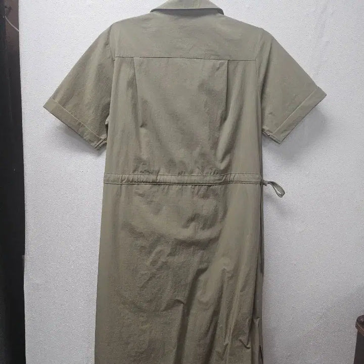 [BUNJANG] Jeep Khaki Long Shirt Dress S / JEEP  지프 카키색 셔츠형 롱 원피스 S