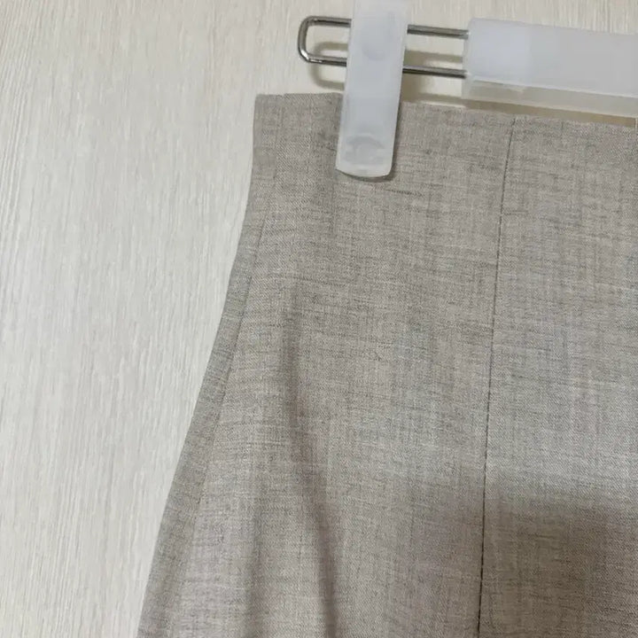 [BUNJANG] Oatmeal H-Line Midi Skirt M / 오트밀 H라인 미디 스커트 M