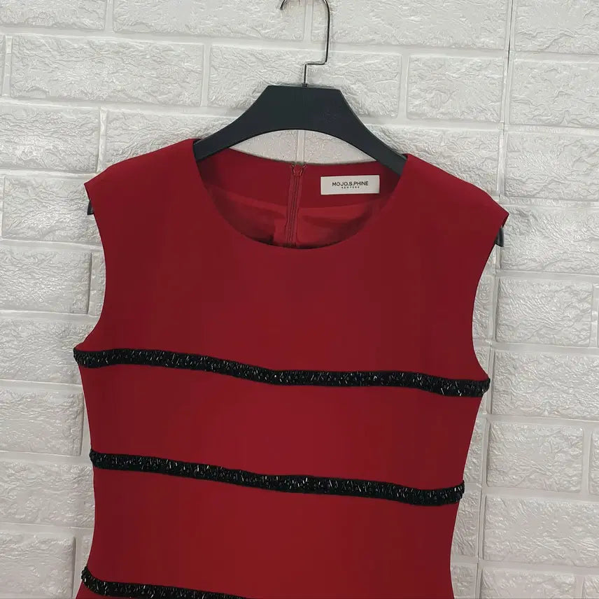 [BUNJANG] Mojo S.phine Red Sleeveless Dress / [55]모조에스핀 레드 민소매 원피스