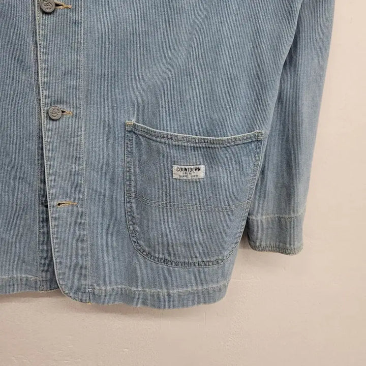 [BUNJANG] Countdown Washed Denim Jacket / [100/L] 카운트다운 워싱 데님 자켓 청자켓