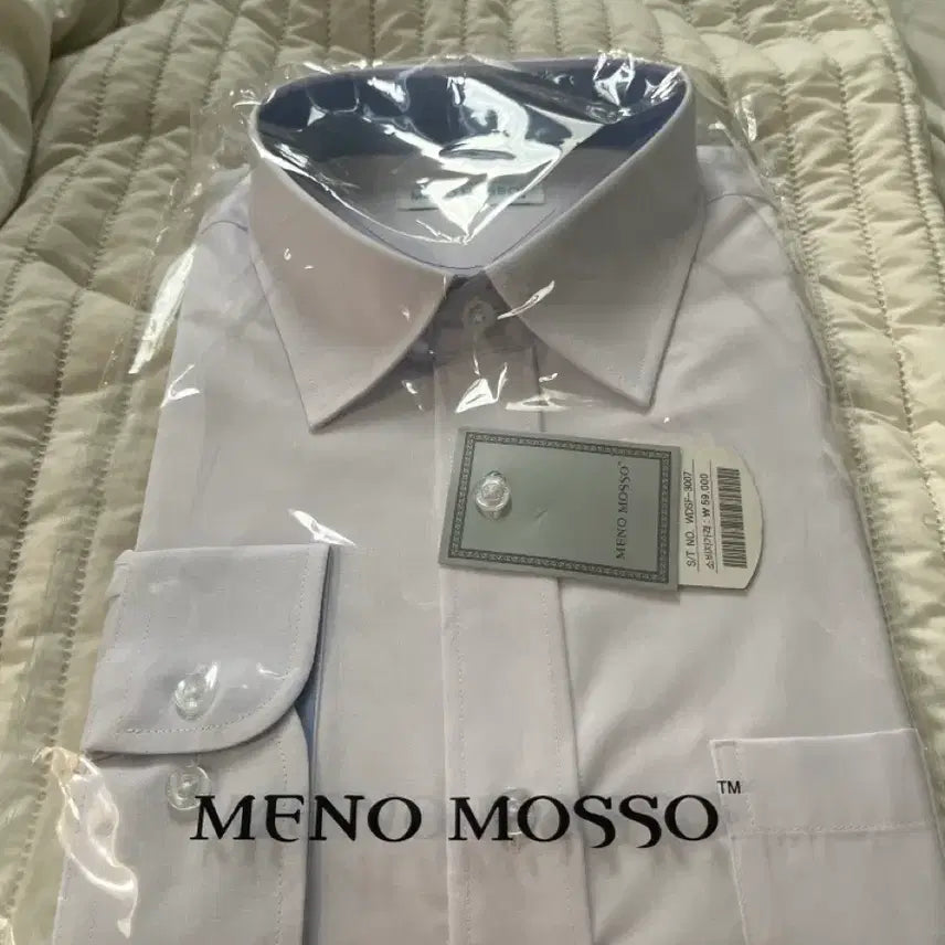 [BUNJANG] MenoMosso White Dress Shirt - New / 메노모쏘 화이트 드레스 셔츠 새상품