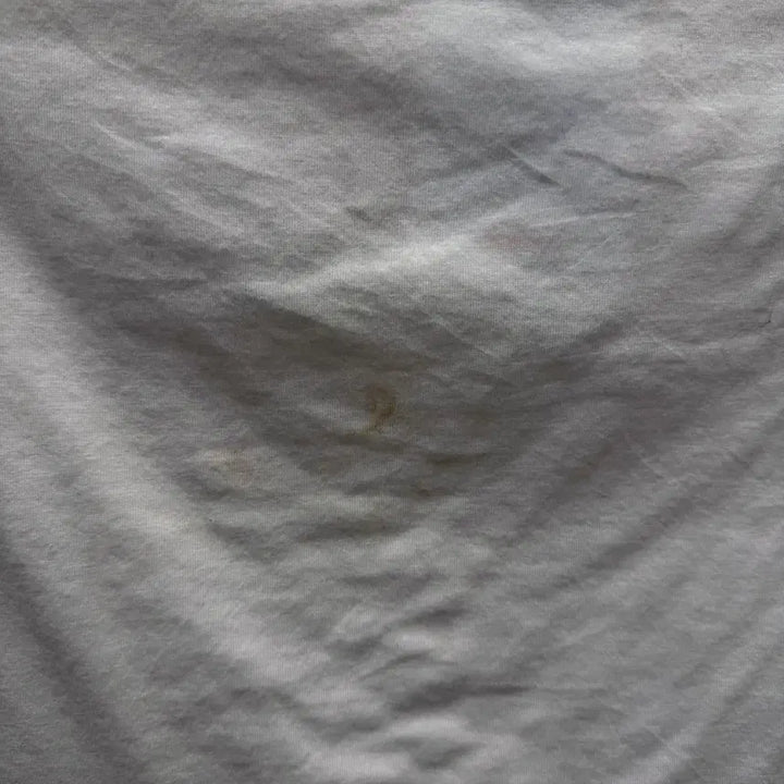 [BUNJANG] Courrèges 7/10 Blouse Lace Cuff Round Neck Slim Fit White / 꾸레쥬 7부 블라우스 레이스 커프스 라운드넥 무지 디테일 슬림핏 화이트