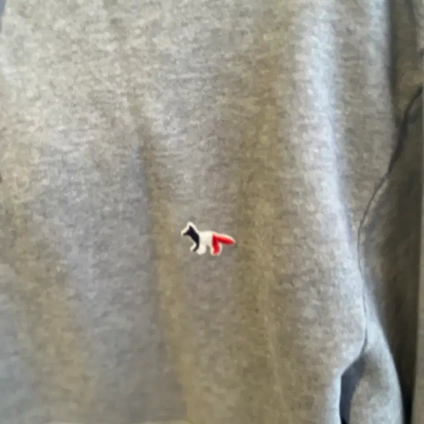 [BUNJANG] Maison Kitsune Tricolor Fox Logo Hoodie L / 메종키츠네 삼색 여우 로고 후드 티셔츠 L