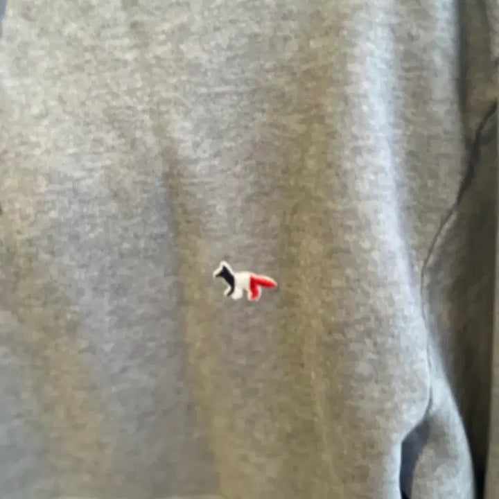 [BUNJANG] Maison Kitsune Tricolor Fox Logo Hoodie L / 메종키츠네 삼색 여우 로고 후드 티셔츠 L
