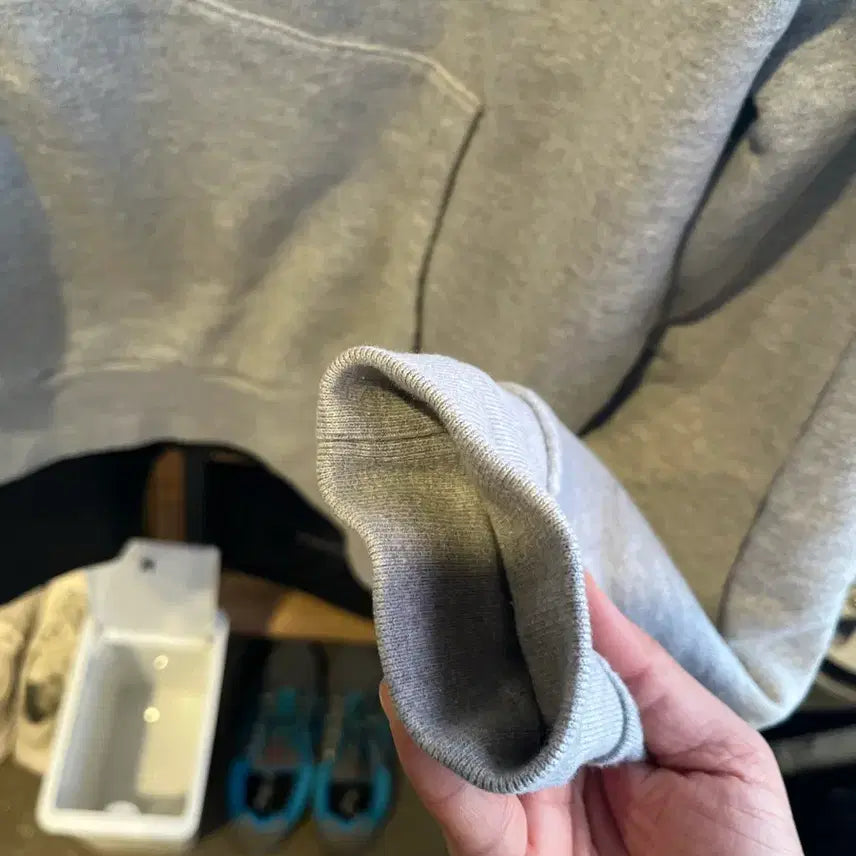 [BUNJANG] Maison Kitsune Tricolor Fox Logo Hoodie L / 메종키츠네 삼색 여우 로고 후드 티셔츠 L