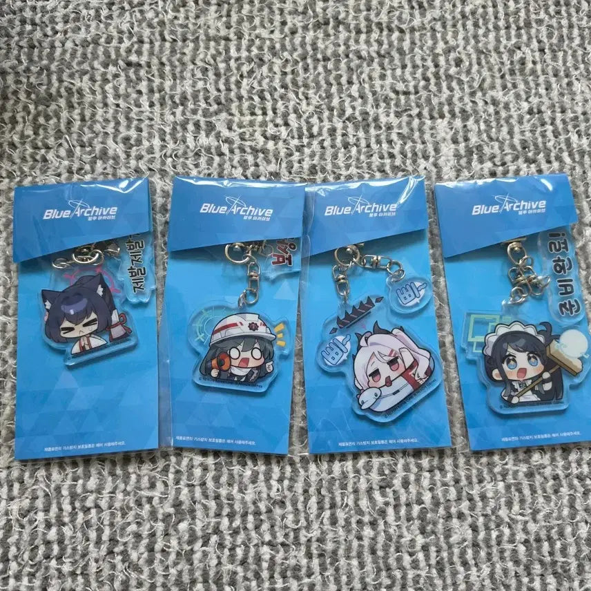 [BUNJANG] Blue Archive Acrylic Keyring / 블루아카이브 카카오톡 아크릴 키링