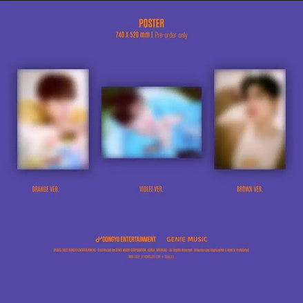 [BUNJANG] DKZ Jaechan Solo Album Poster Bundle Set / (3장 일괄) 재찬 박재찬 DKZ 솔로앨범 포스터 3종 세트