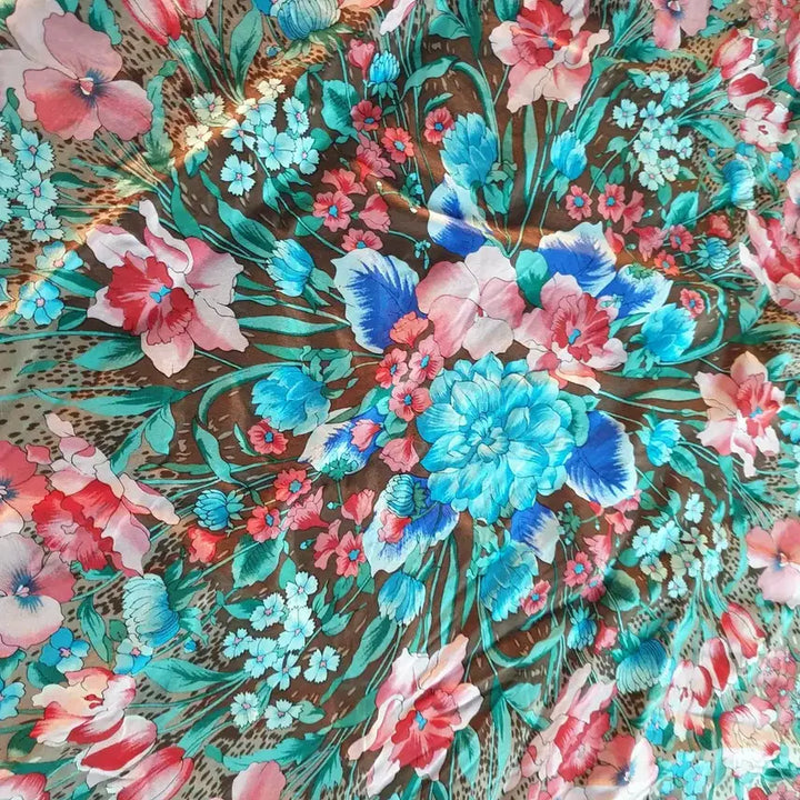 [BUNJANG] Corolle Silk Scarf / 잡화 특가세일~COROLLE (정품)꽃밭 실크 스카프 머플러 목도리