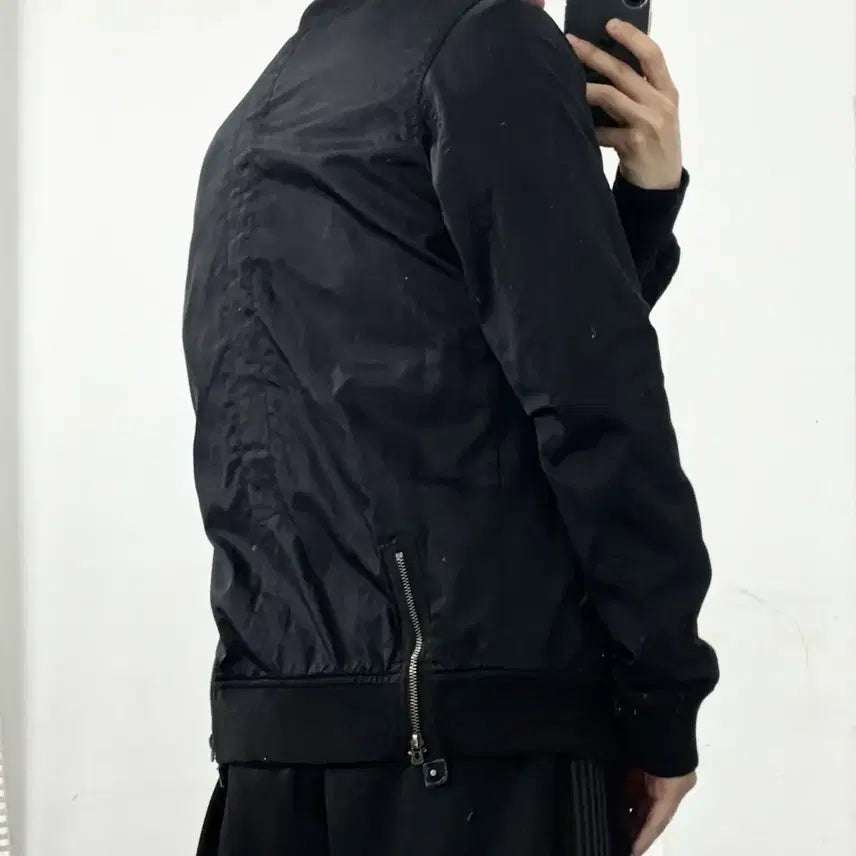 [BUNJANG] Diesel Nylon Blouson Jacket / 디젤 백지퍼 나일론 블루종 자켓