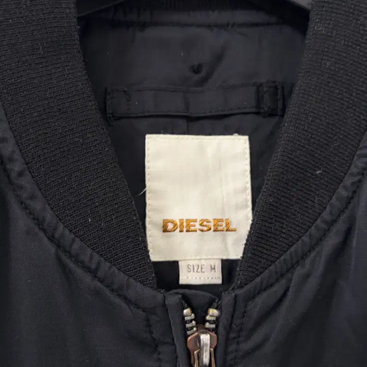 [BUNJANG] Diesel Nylon Blouson Jacket / 디젤 백지퍼 나일론 블루종 자켓