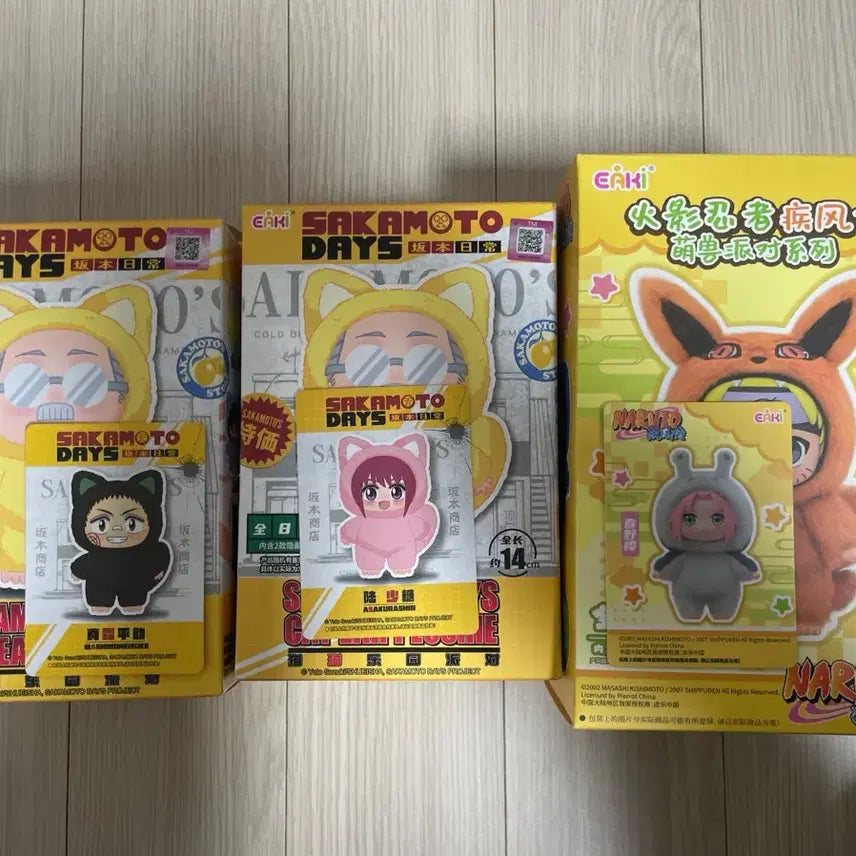 [BUNJANG] Naruto Sakamoto Labubu Bundle Set / 나루토 사카모토 라부부 일괄