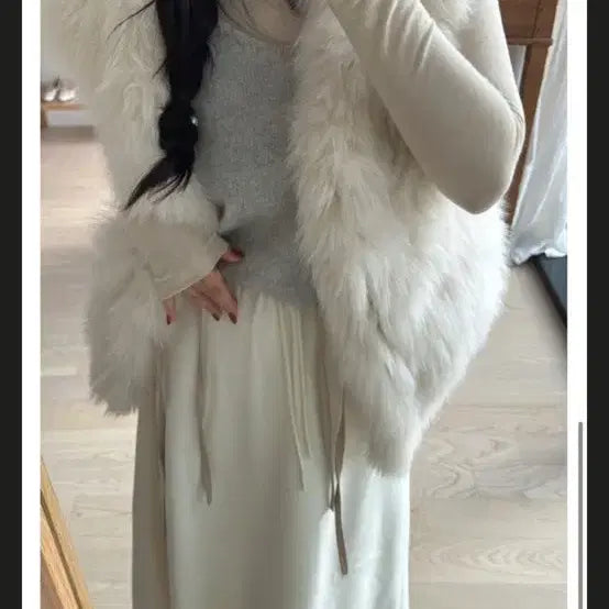 [BUNJANG] Indie Bazz Faux Fur Vest / 인더바즈 퍼조끼