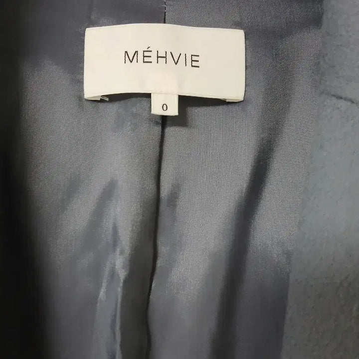 [BUNJANG] Mevie Mare Fog Blue Short Coat / 메비 마레 코트 포그블루 숏 0사이즈