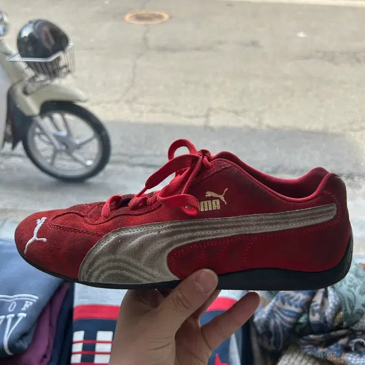 [BUNJANG] Puma Speedcat Red Sneakers / 푸마 스피드캣 레드 265size