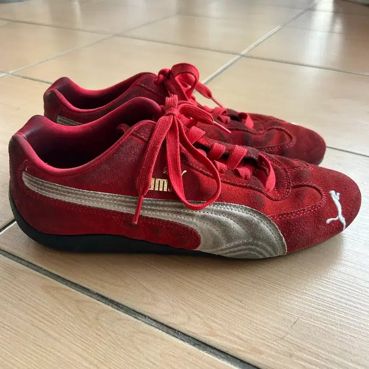 [BUNJANG] Puma Speedcat Red Sneakers / 푸마 스피드캣 레드 265size