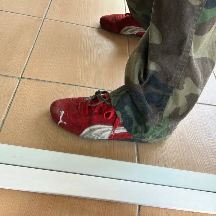 [BUNJANG] Puma Speedcat Red Sneakers / 푸마 스피드캣 레드 265size