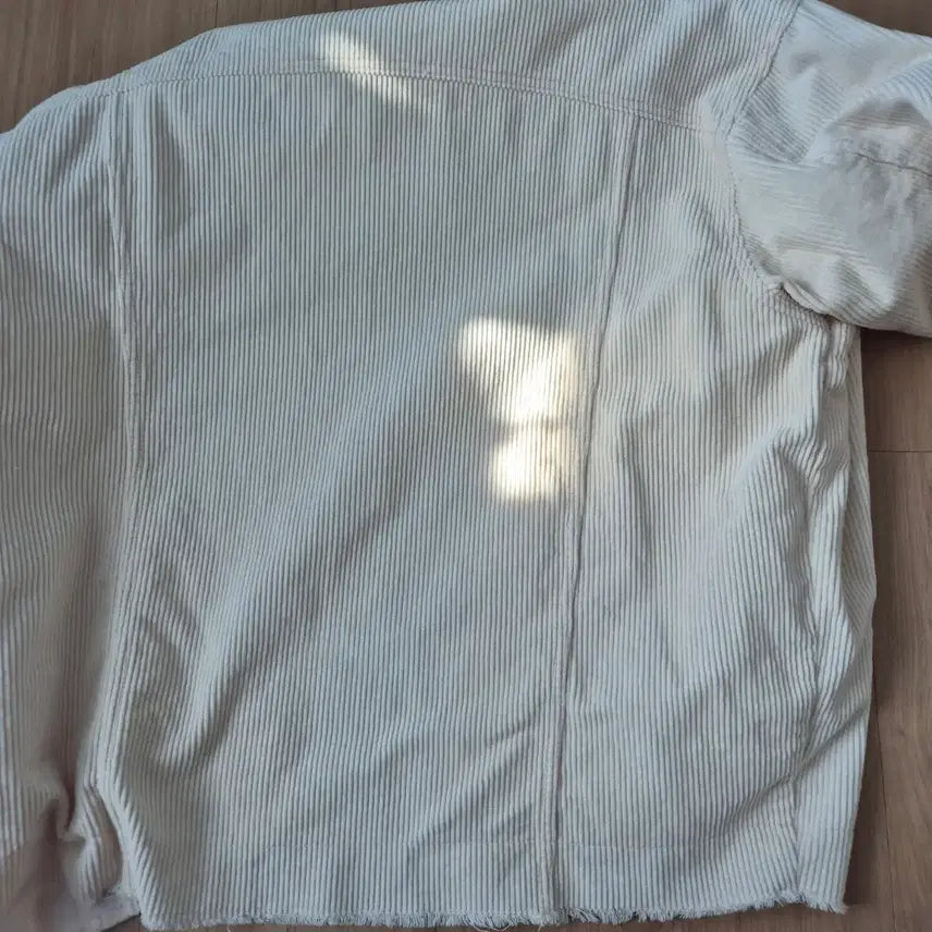 [BUNJANG] ZARA Ivory Corduroy Shirt Jacket / 자라 아이보리 코듀로이 셔츠 자켓