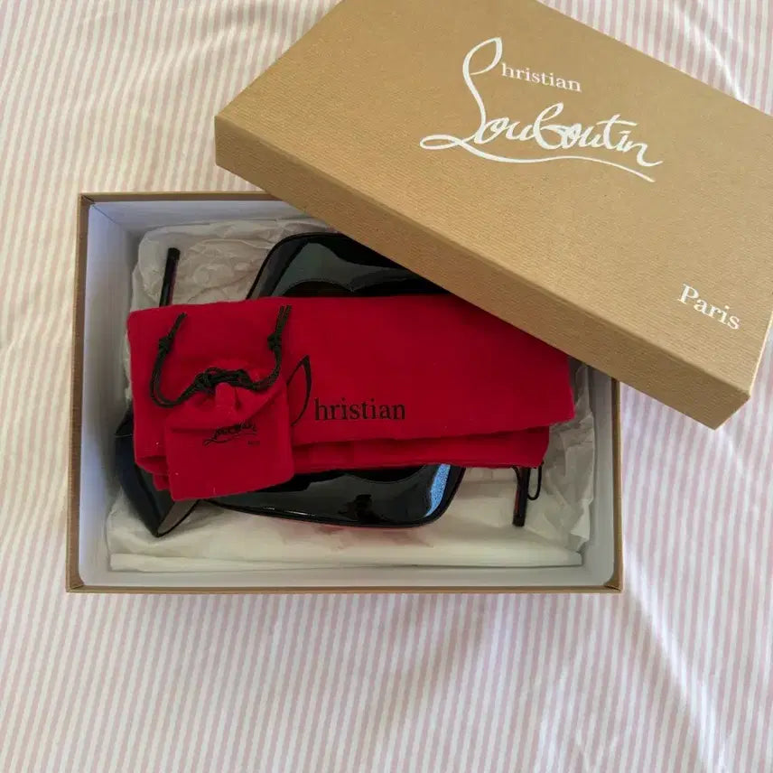[BUNJANG] Christian Louboutin Kate Black Patent Pumps / 크리스찬 루부탱 소 케이트 블랙 페이턴트 펌프스 37.5/120mm