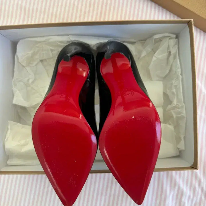 [BUNJANG] Christian Louboutin Kate Black Patent Pumps / 크리스찬 루부탱 소 케이트 블랙 페이턴트 펌프스 37.5/120mm
