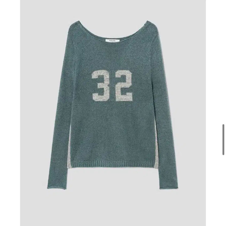 [BUNJANG] 8 Seconds Blue Boat Neck Knit Pullover / 에잇세컨즈 넘버 긴소매 풀오버 블루 니트
